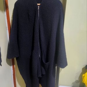 Derek lam cashmere silk poncho